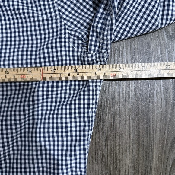 ABERCROMBIE & FITCH Mens Black Check Long Sleeve Button Down Medium - Picture 7 of 9